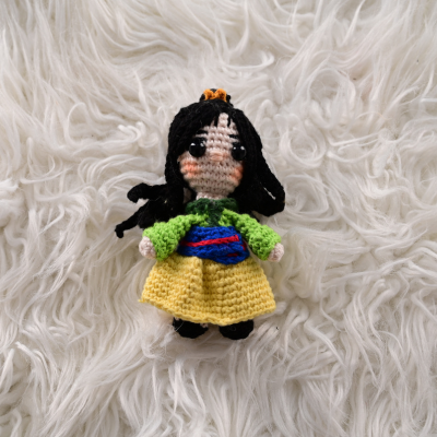 Amigurumi Princesa Mulán – Tamaño Pequeño