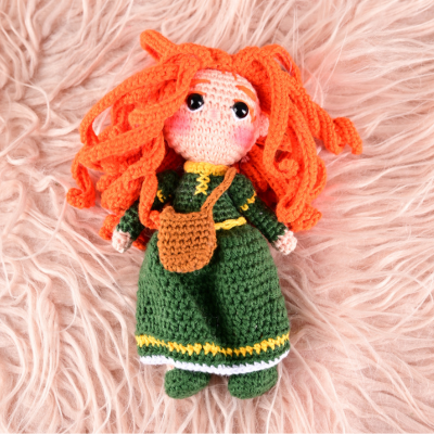 Amigurumi Princesa Mérida – Tamaño Grande