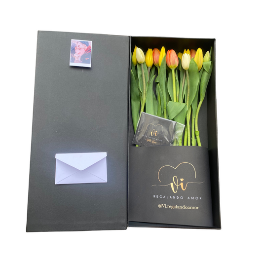 Box Luxury Imperial Primaveral - Flores amarillas