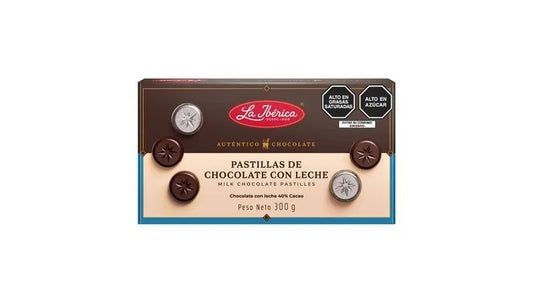 Pastillas de Chocolate con Leche 300g de La Ibérica