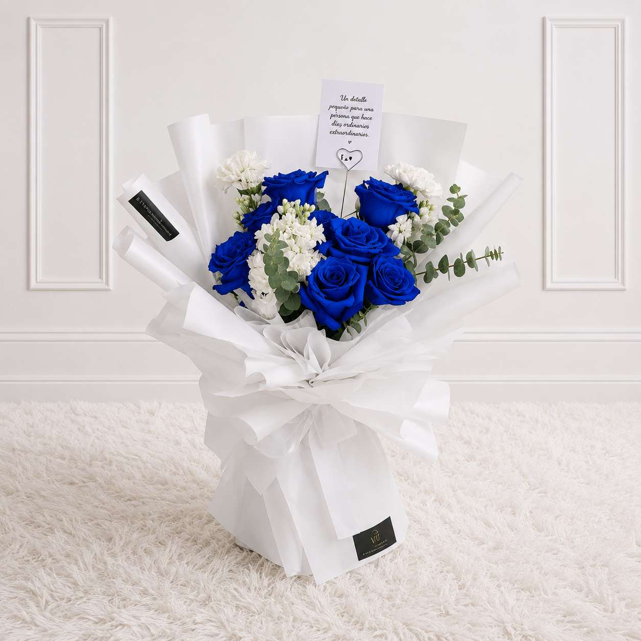 Ramo Vannia - Flores azules