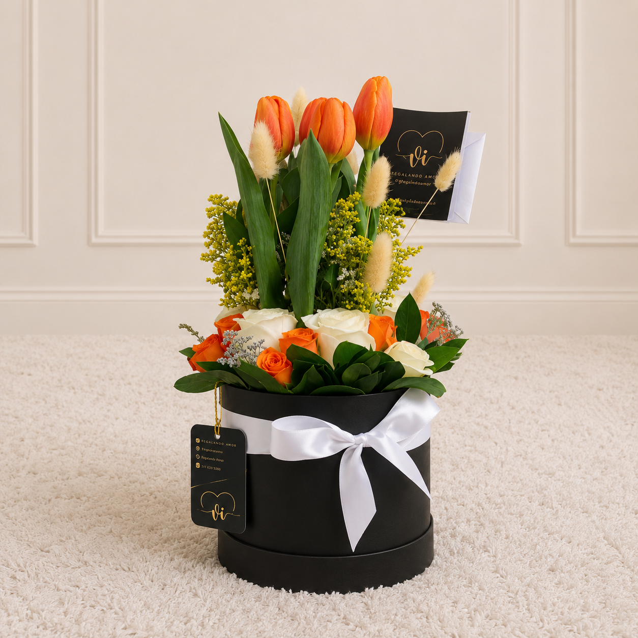 Box serena - Tulipanes naranjas