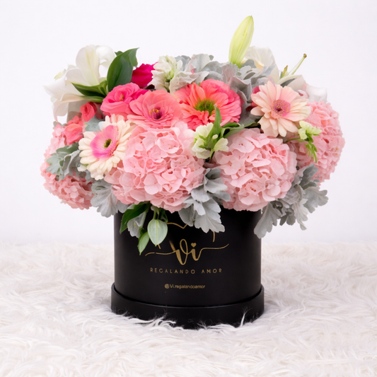 Box Clarisse – Arreglo floral premium en box