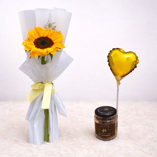 Love Duo Girasol - Flores amarillas