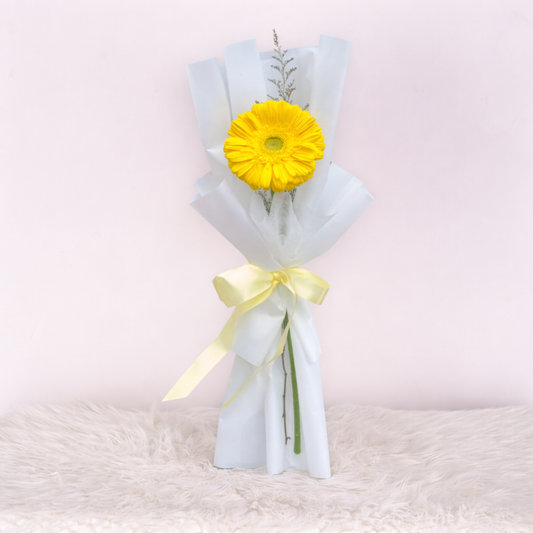 1 Gerbera amarilla - Flores amarillas