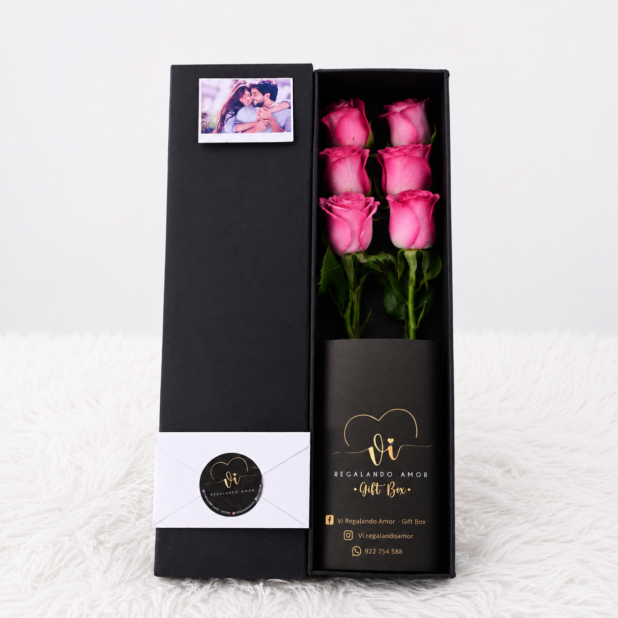 Box Luxury Rosas Moradas