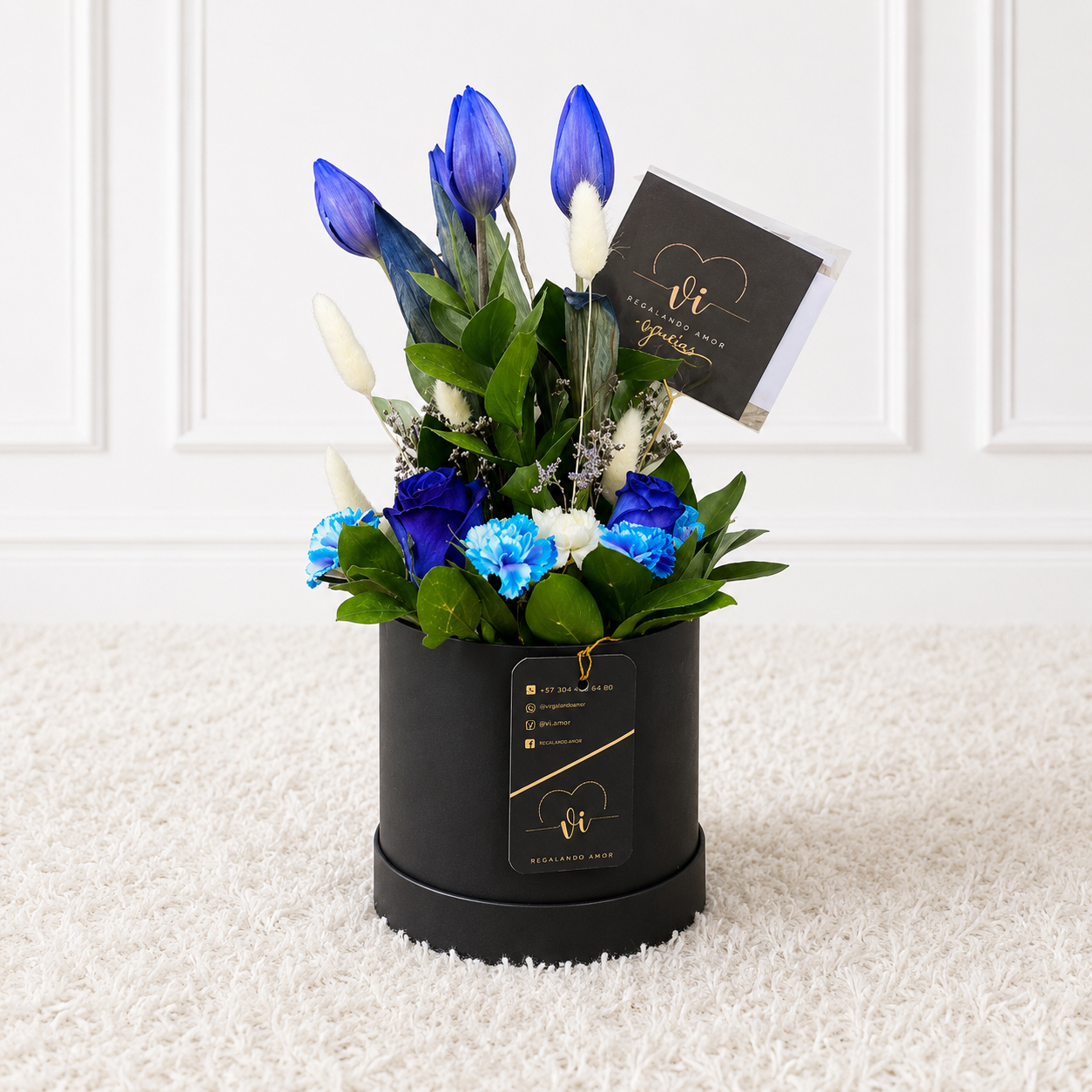 Box serena - Tulipanes azules