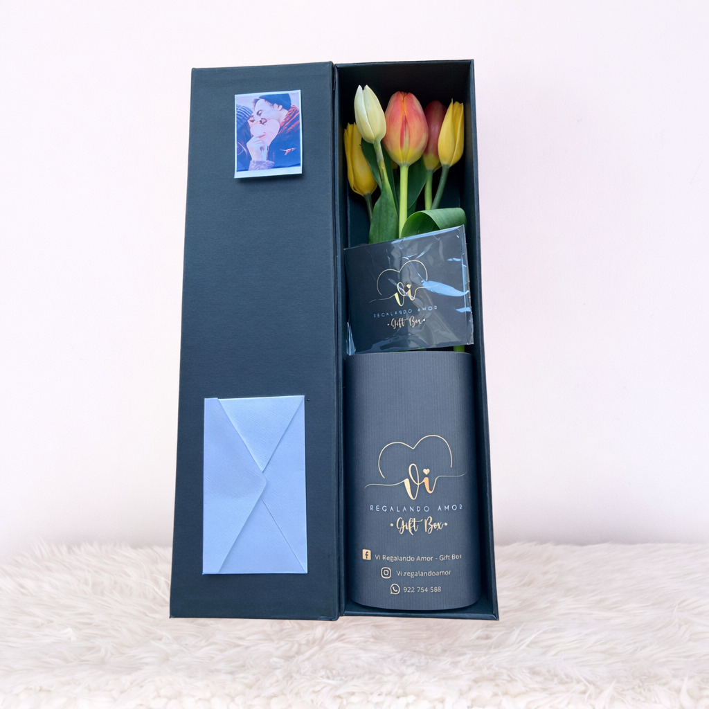 Box Luxury Tulipanes Primaveral