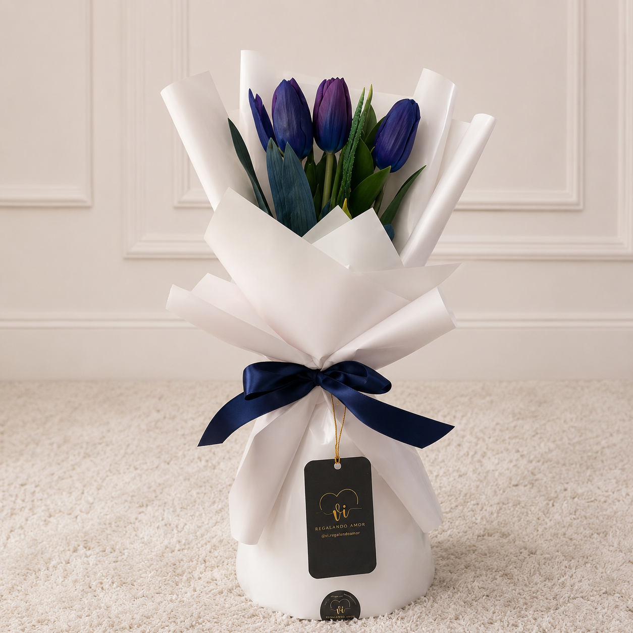Mini Ramo de 3 Tulipanes Bibble