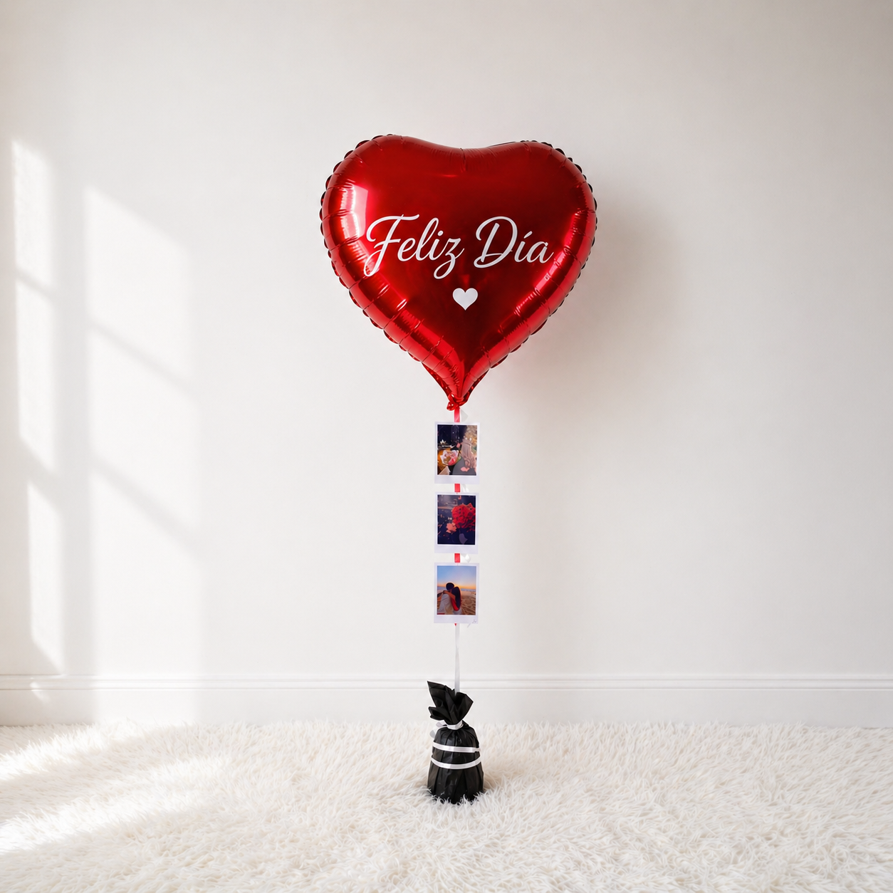 Globo Helio Corazón personalizado