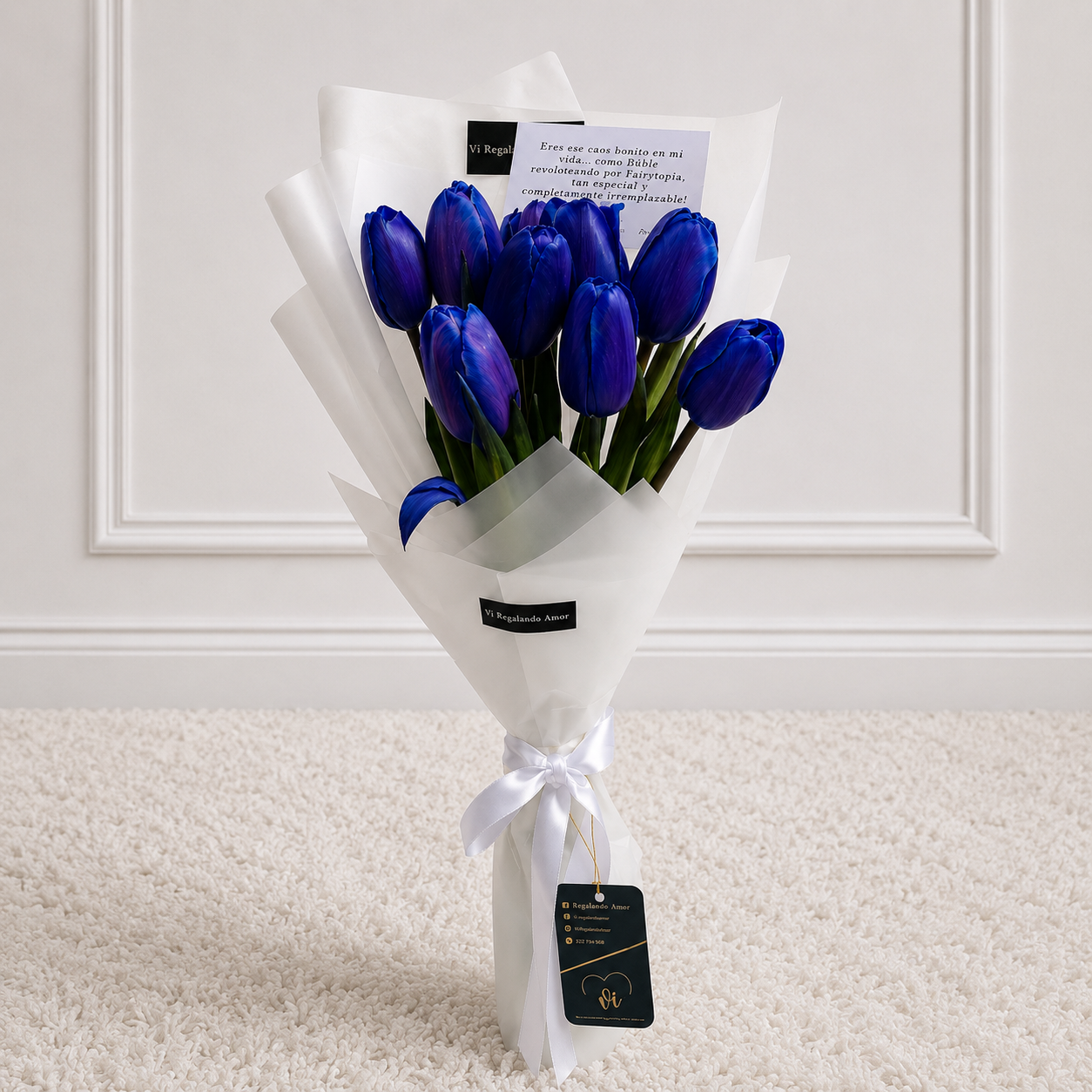 Ramo 10 tulipanes - Bibble
