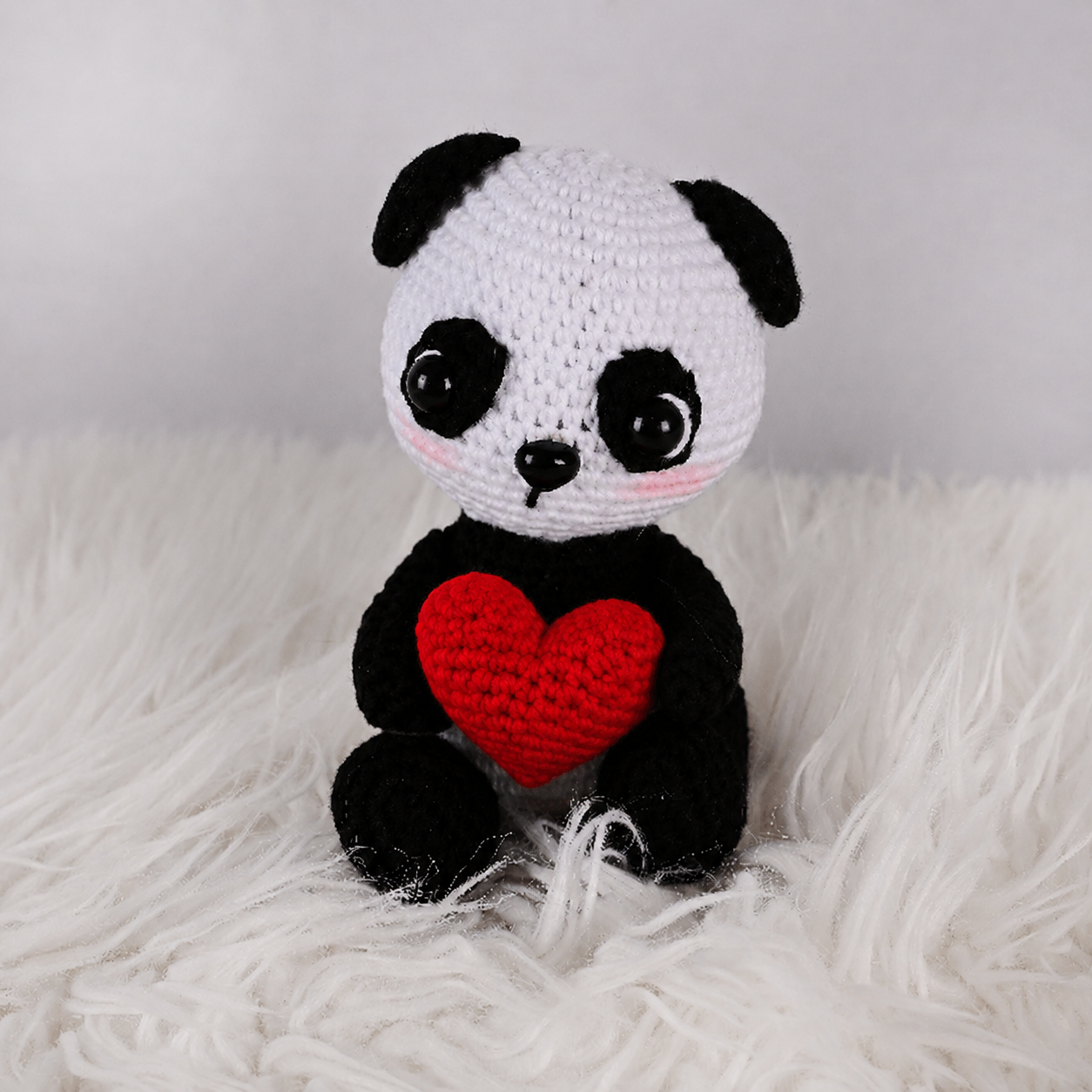 Oso Panda - Amigurumi peluche