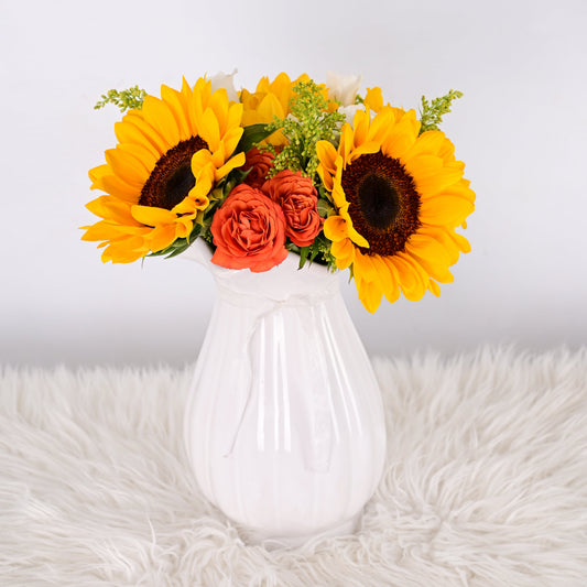 Florero Lisa - Girasoles