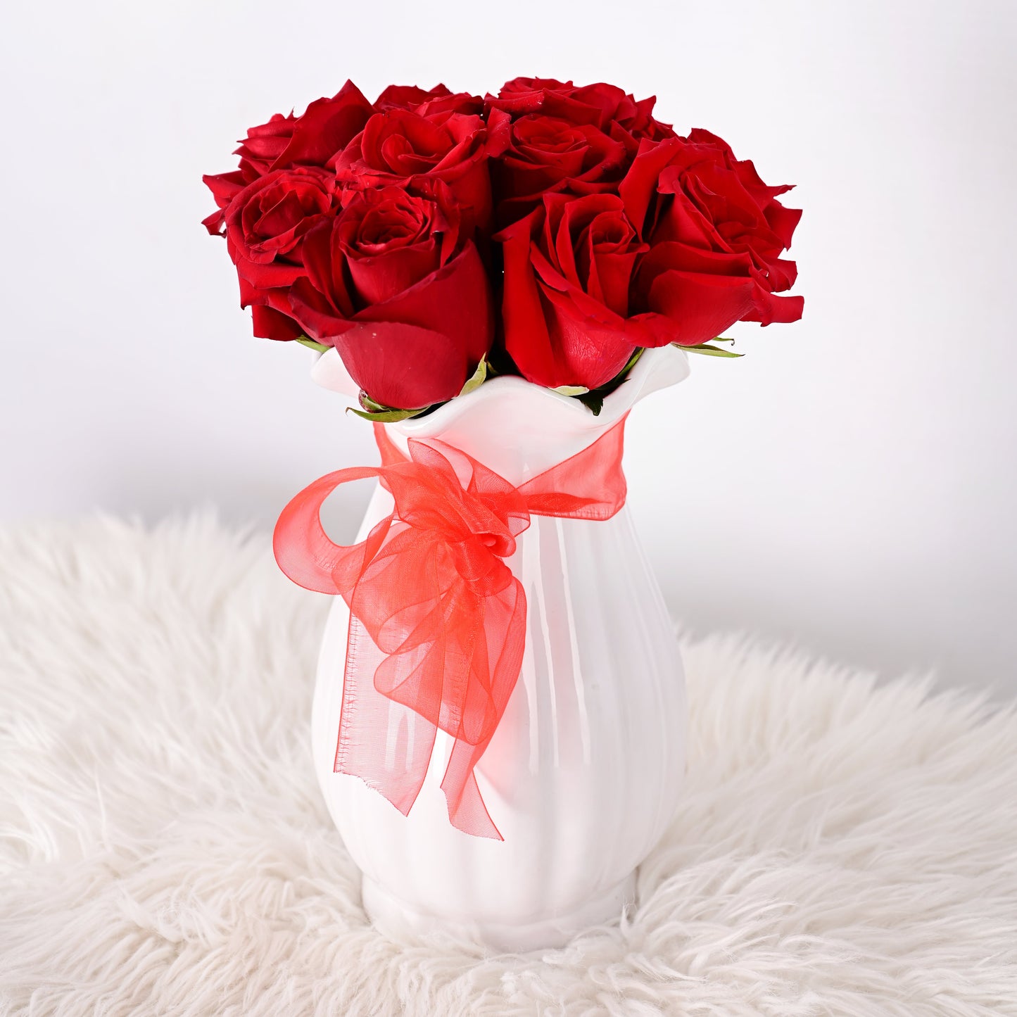 Florero Emma- Rosas rojas