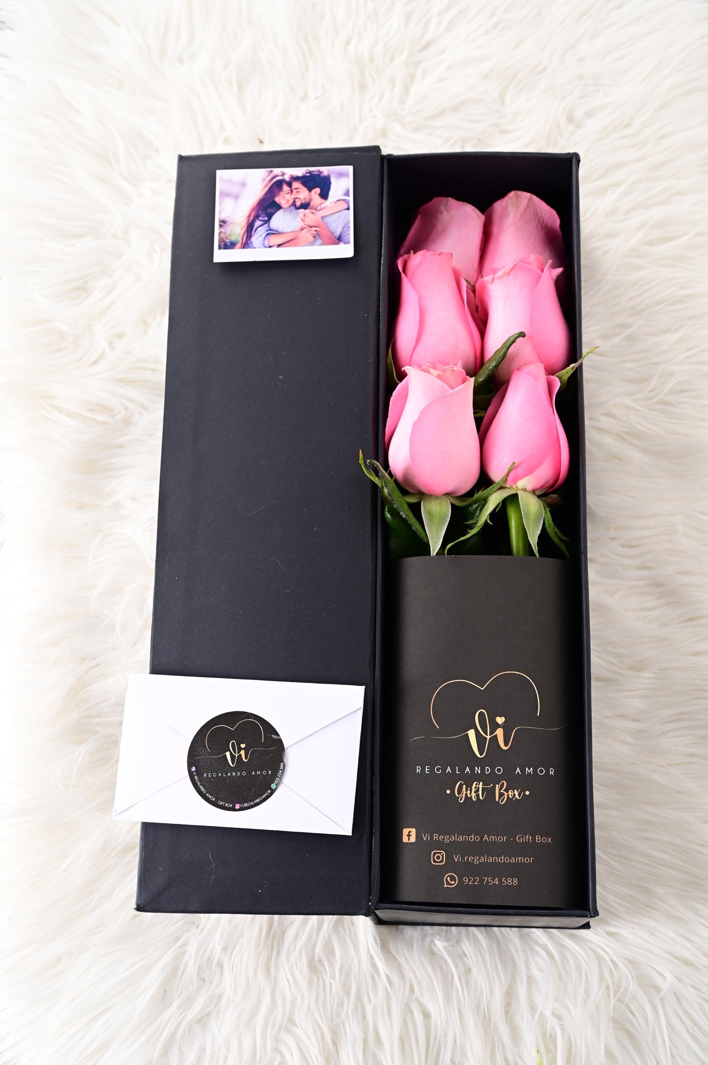 Box Luxury Rosas Fusion