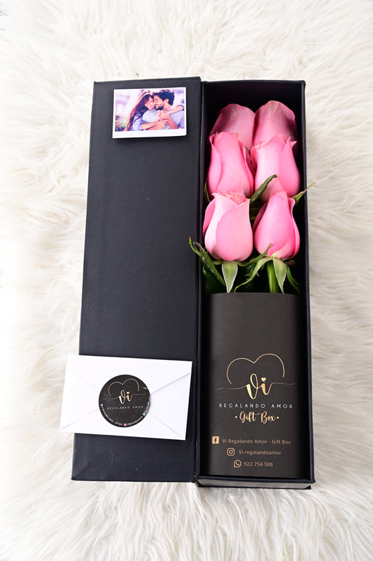 Box Luxury Rosas Fusion