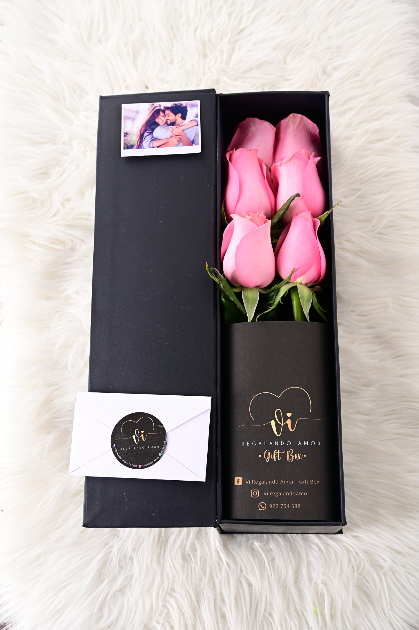 Box Luxury Rosas Fusion