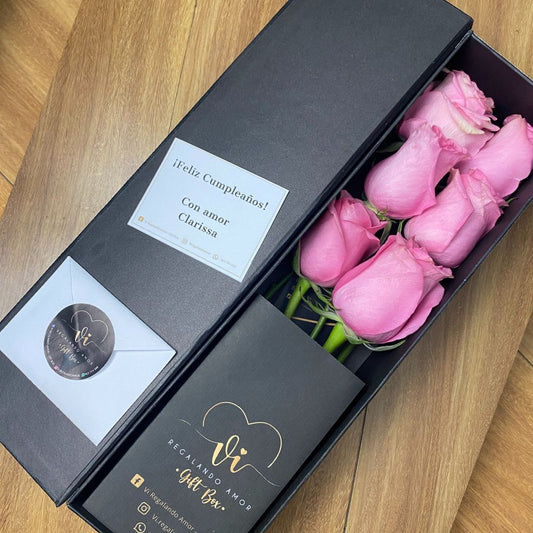 Box Luxury Rosas Fusion