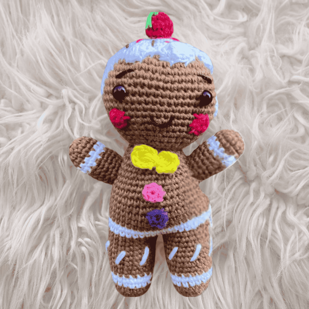 Jengibre Niño Navideño - Amigurumi