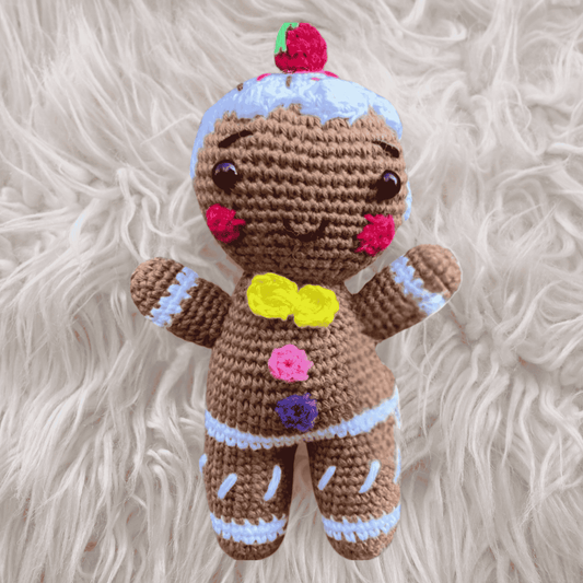 Jengibre Niño Navideño - Amigurumi