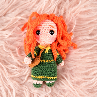 Amigurumi Princesa Mérida – Tamaño Pequeño