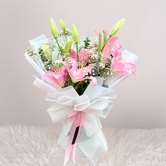 Ramo Suzette – Lirios Rosados