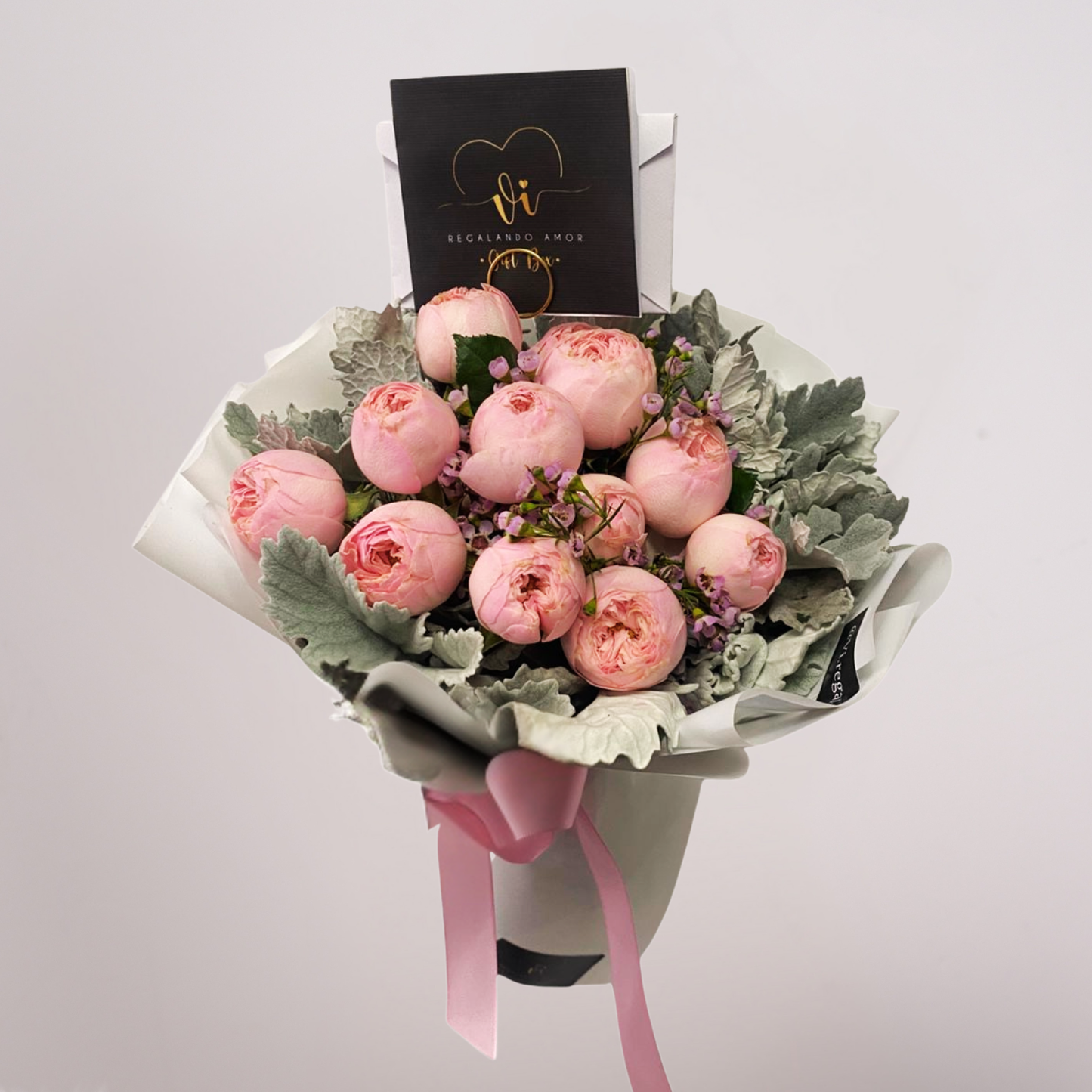 Ramo Melina – Rosas Inglesas Rosadas