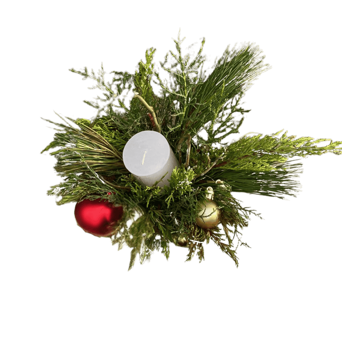 Arreglo Floral Navideño Mini - Arreglo floral navideño