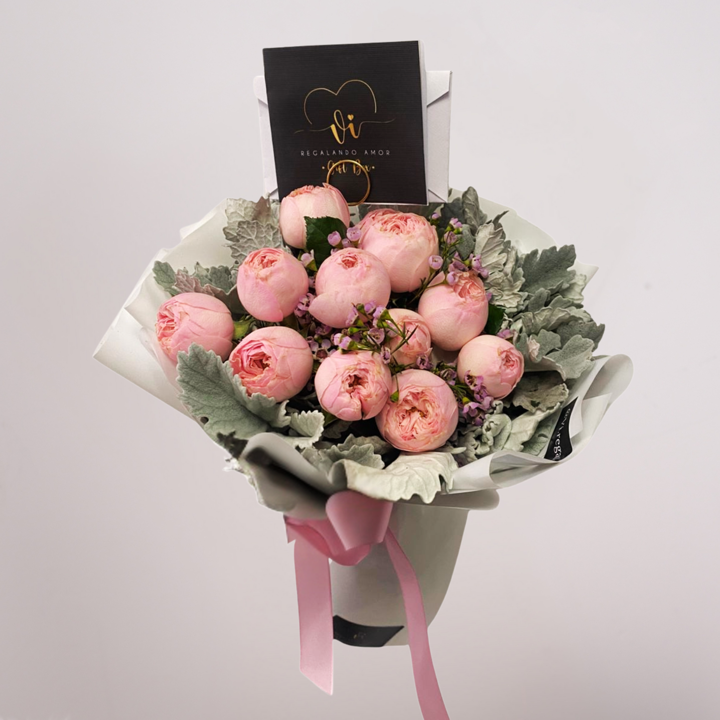 Ramo Melina – Rosas Inglesas Rosadas