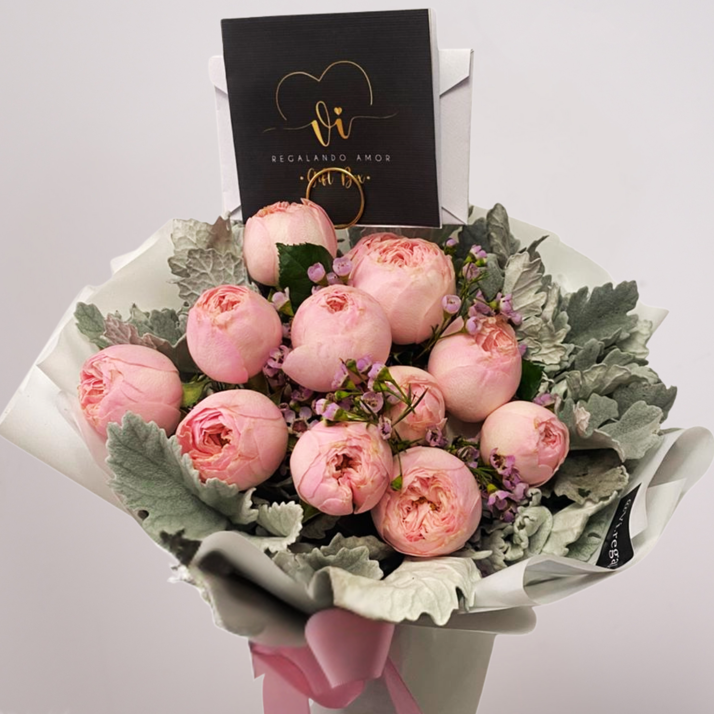 Ramo Melina – Rosas Inglesas Rosadas