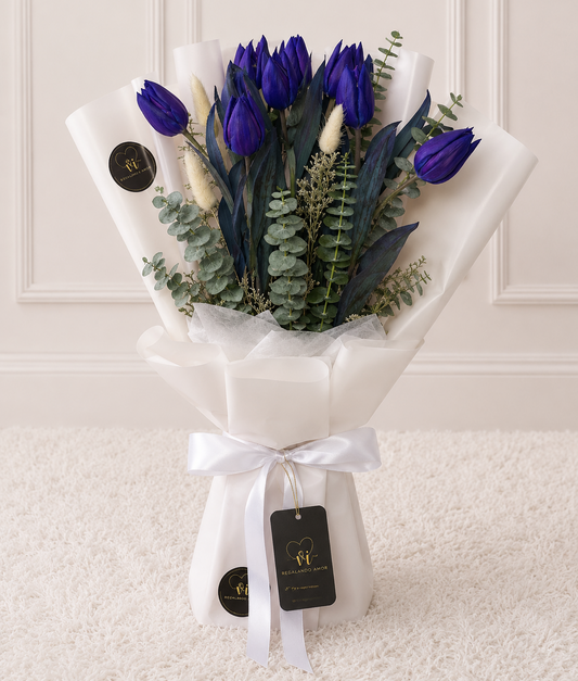 Ramo Elena 10 tulipanes - Bibble