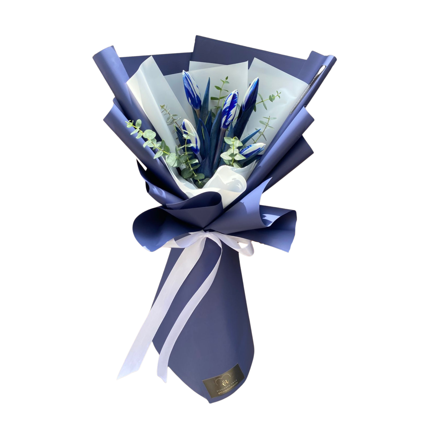 Ramo de 5 tulipanes vaquita