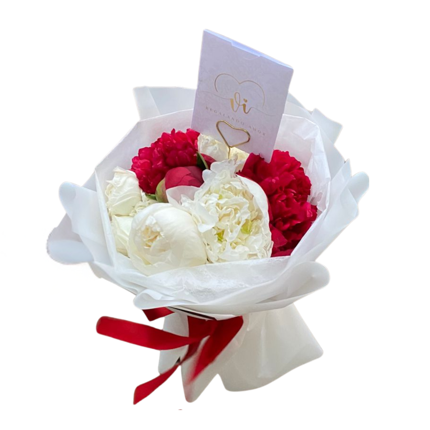 Ramo Solenne - 5 Peonias