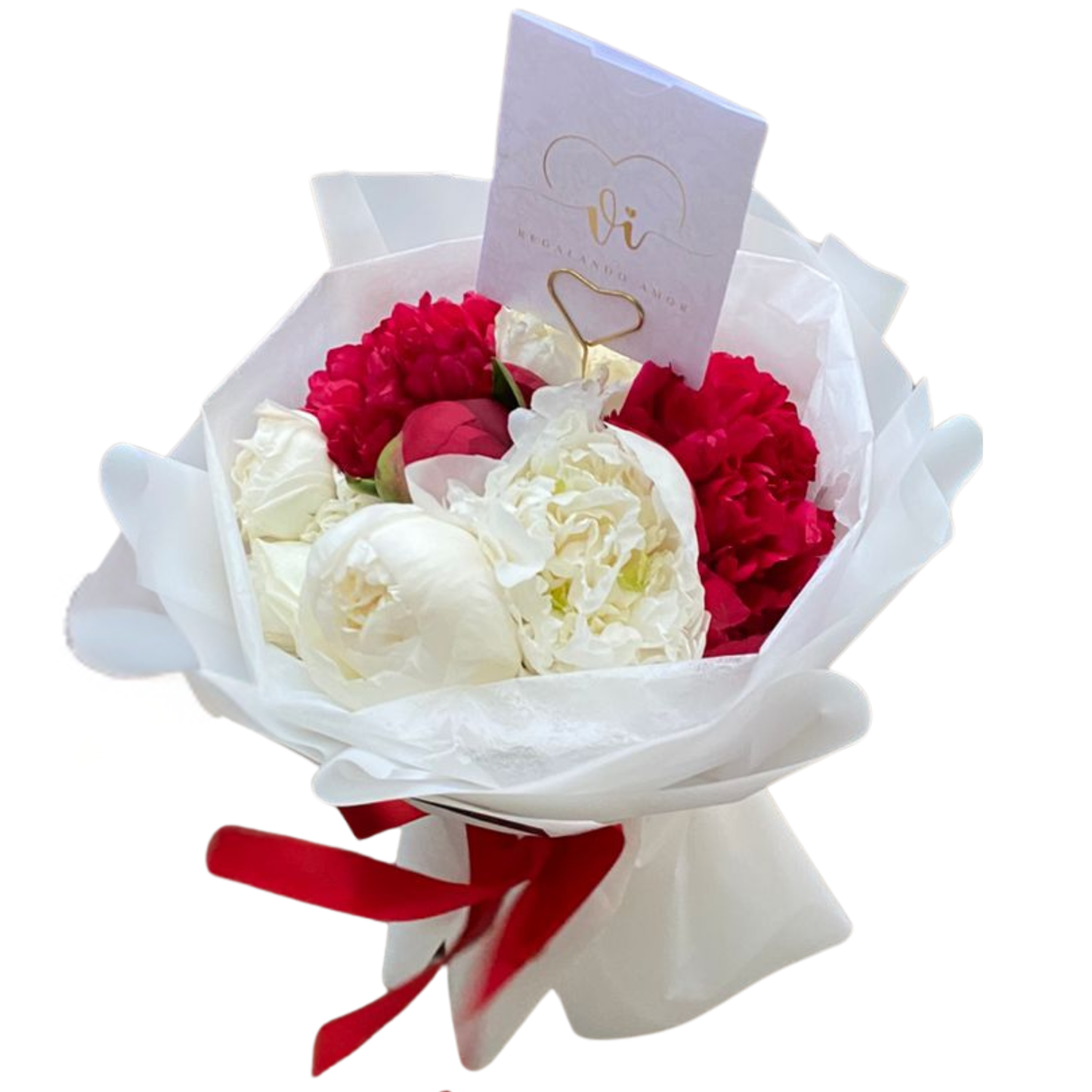 Ramo Solenne - 5 Peonias