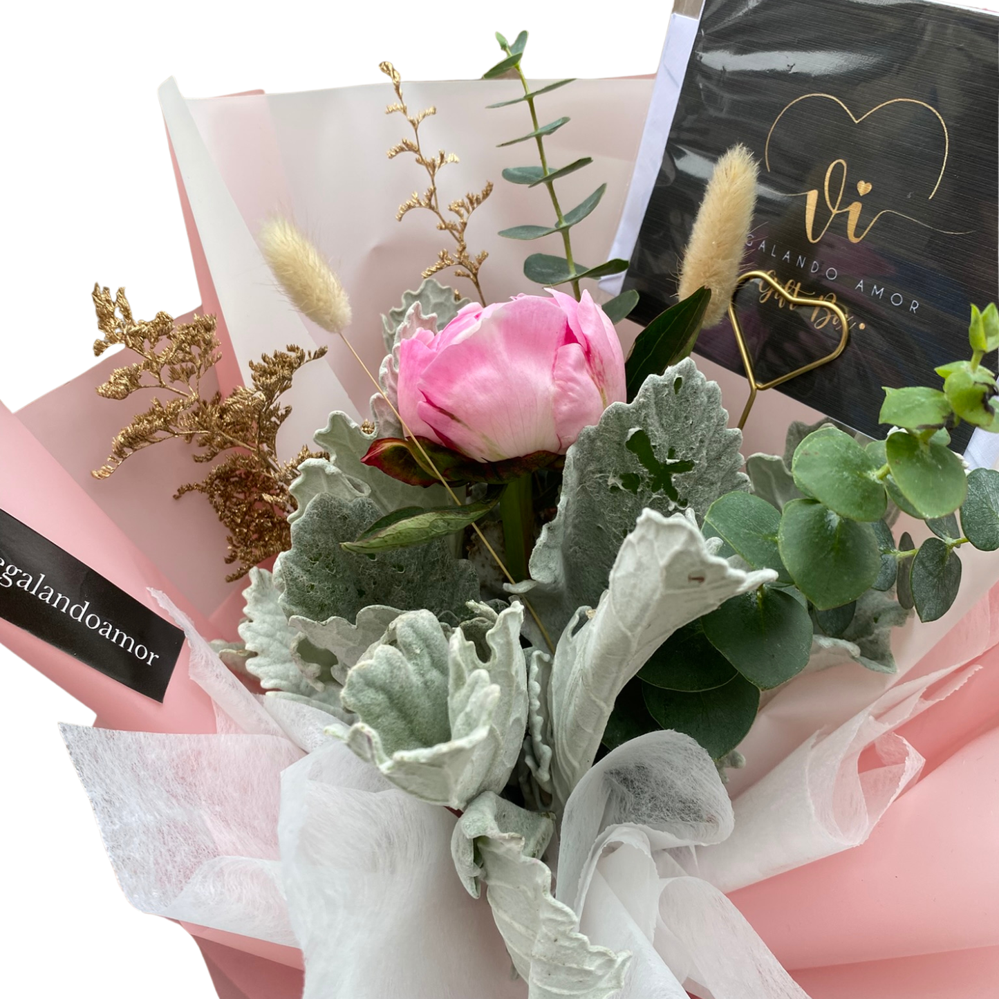 Ramo de 1 peonia - Peonias en lima ramo mila