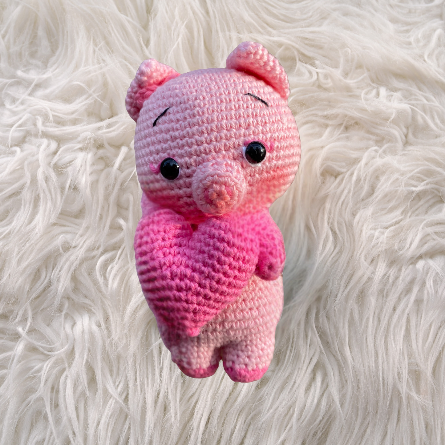 Cerdito Enamorado - Amigurumi