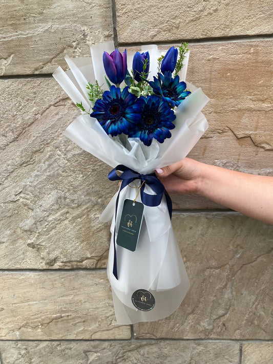 Ramo Bibble – 3 Tulipanes + 3 Gerberas