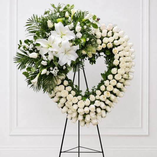 Corona Serenidad Blanca - Corona Fúnebre