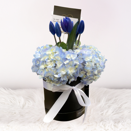 Box Ximena Azules -Flores azules