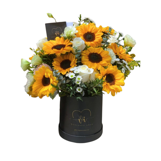 Box Adriana – Arreglo floral - Flores amarillas