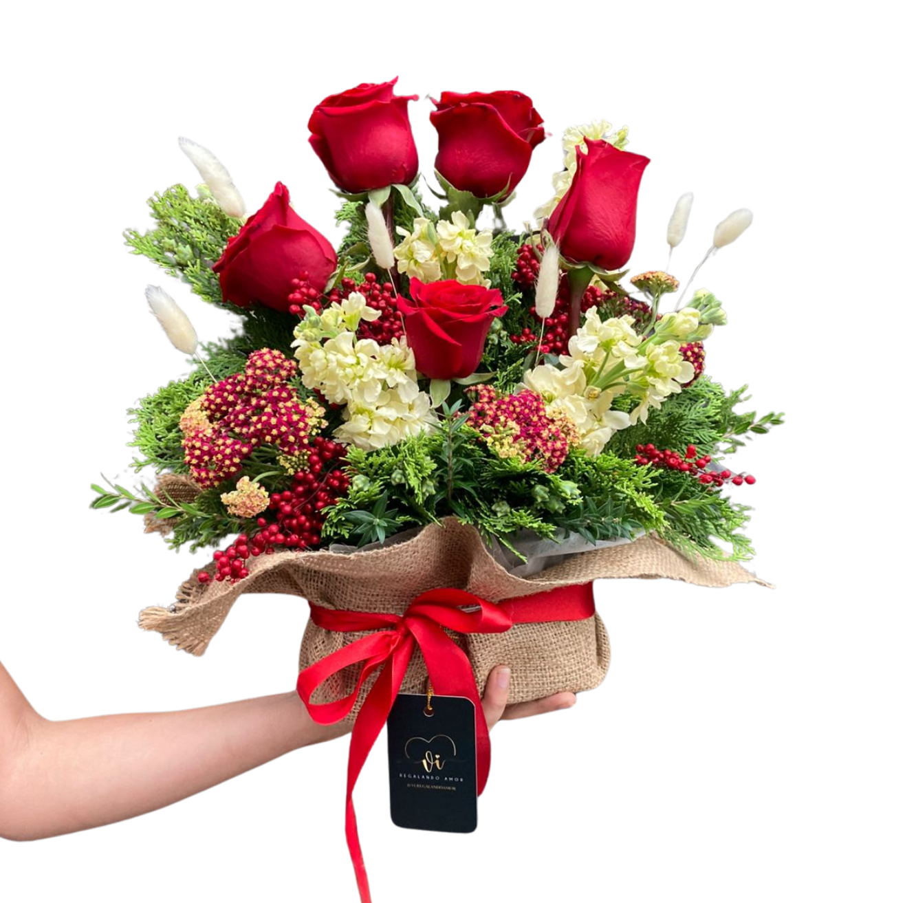 Centro de mesa navideño - Decoración de navidad