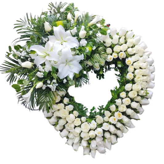 Corona Serenidad Blanca - Corona Fúnebre