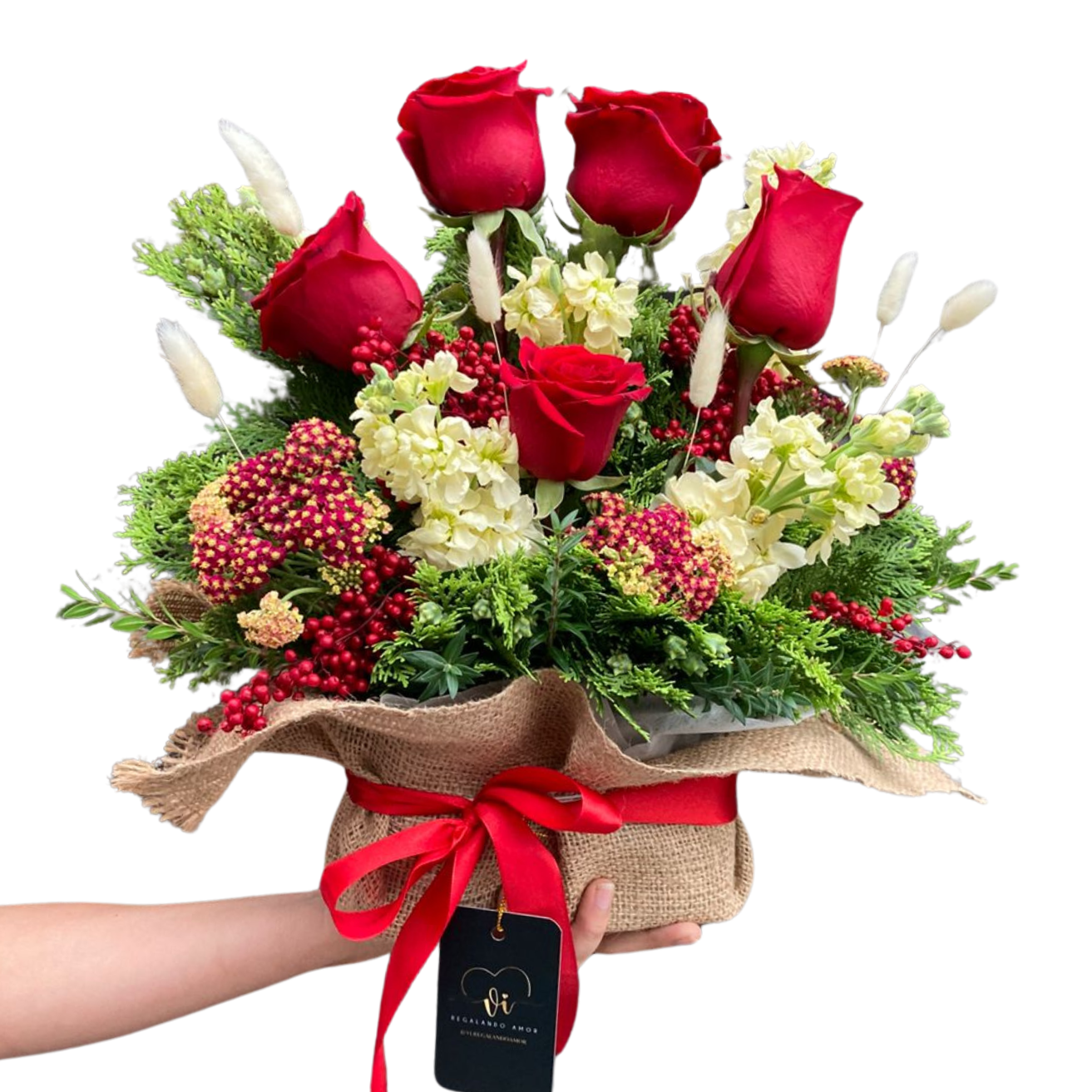 Centro de mesa navideño - Decoración de navidad