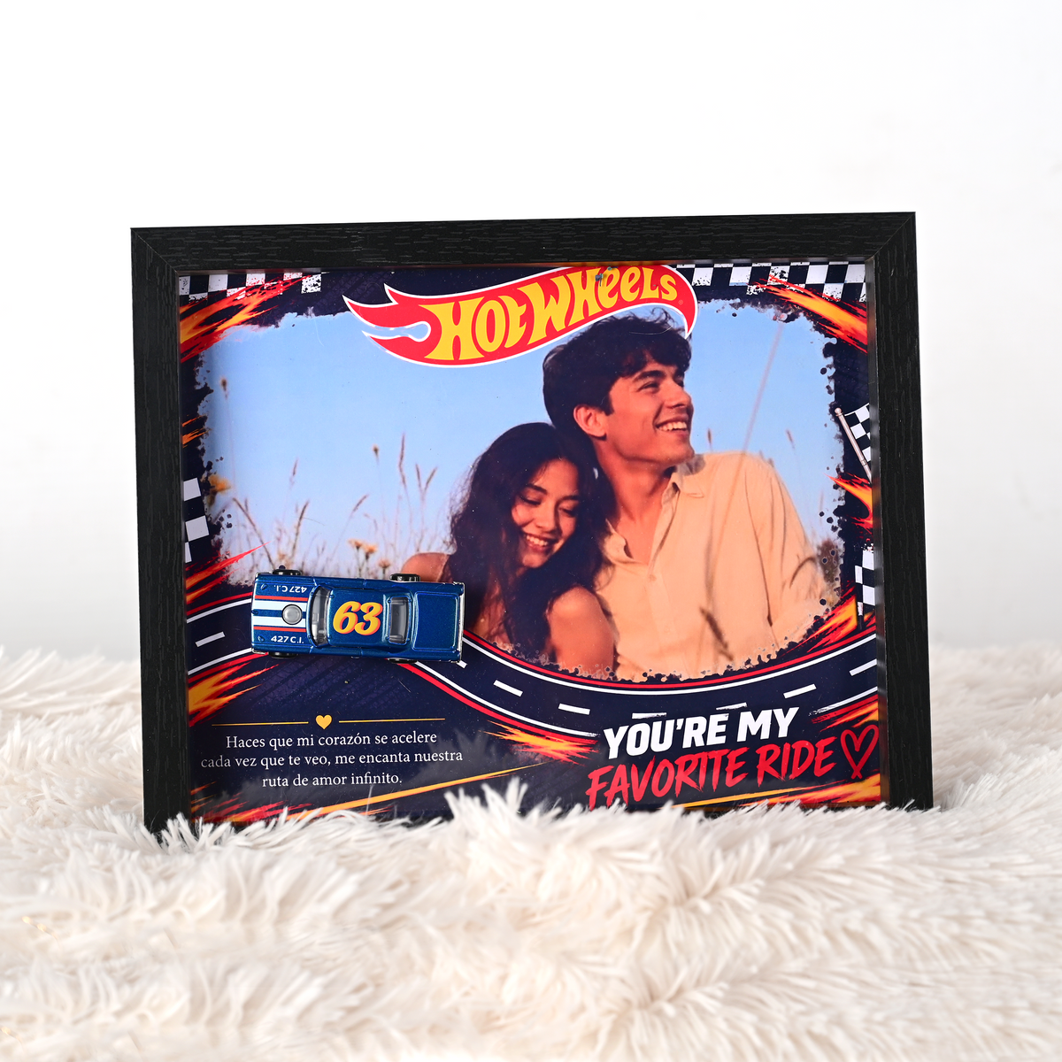 Cuadro Grande + Hotwheels personalizado