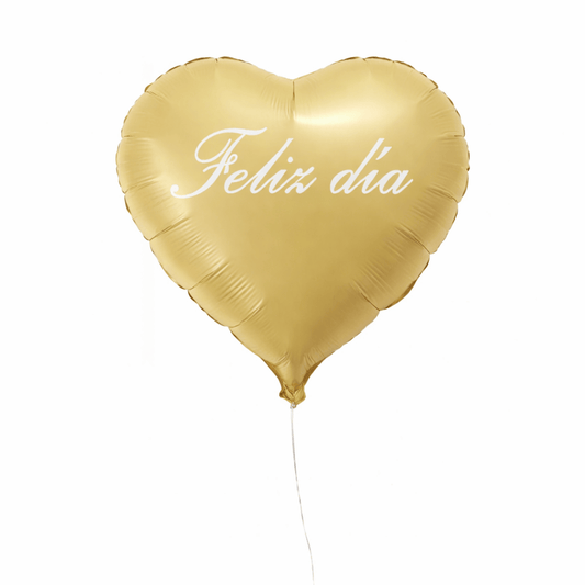 Globo amarillo personalizado