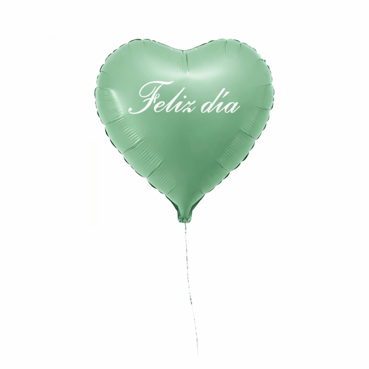 Globo verde personalizado