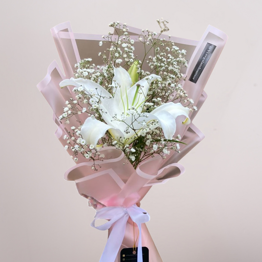 Ramo Lilian – Lirio Blanco Elegante