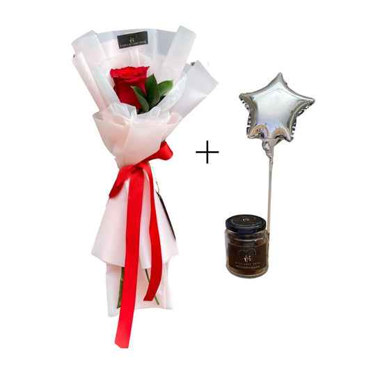 Love Duo Rosa  - Rosa + chocolate