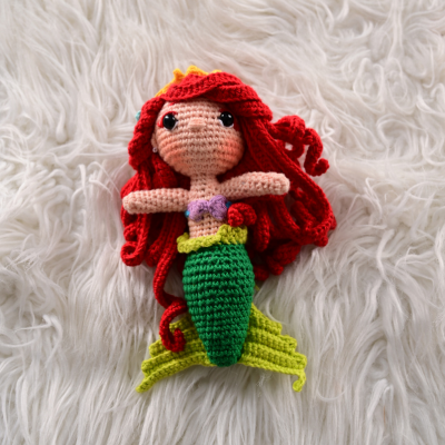 Amigurumi Ariel - La Sirenita– Tamaño Grande