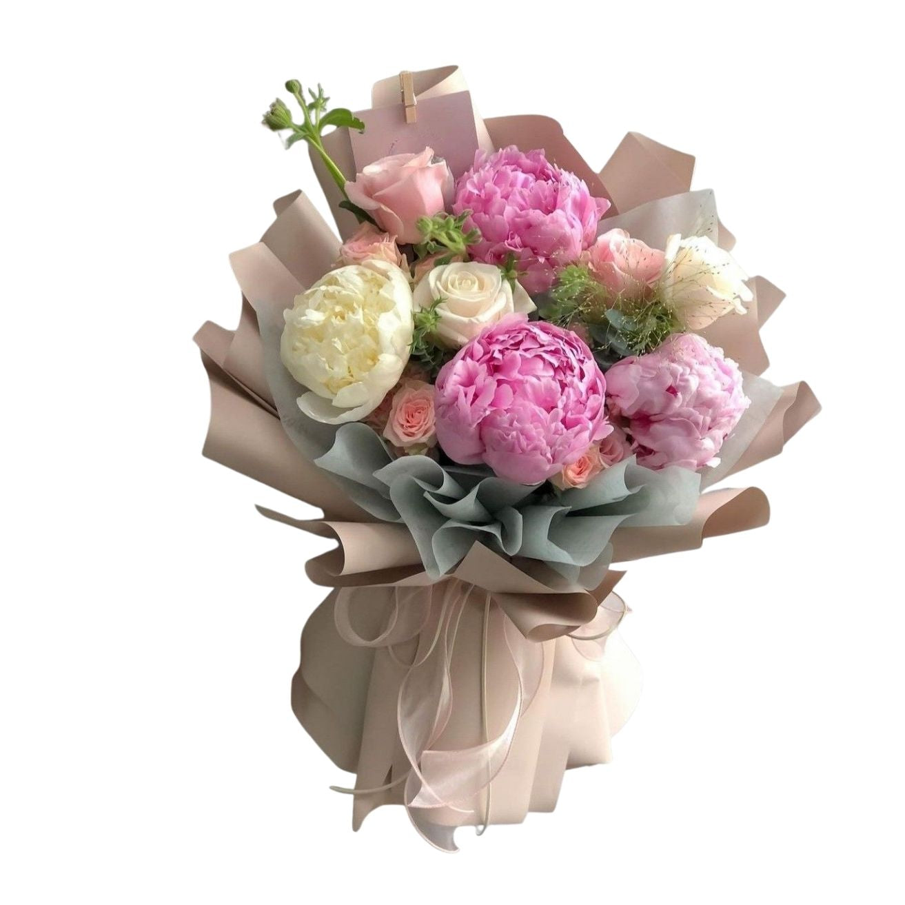 Ramo noelia - Ramo de peonias Lima